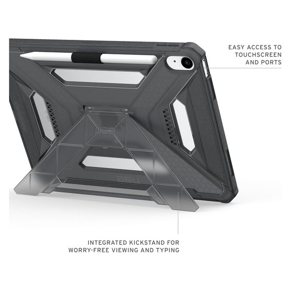 UAG Scout Plus Backcover met stand Apple iPad 11 (2025) 11 inch A16 / iPad 10 (2022) 10.9 inch - Ash
