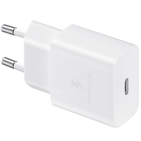 Samsung Originele Power Adapter met USB-C kabel - Oplader - USB-C aansluiting - Fast Charge - 15 Watt - 1 meter - Wit