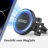 Accezz Telefoonhouder auto met Magsafe - Draadloze oplader - Ventilatierooster - Zwart