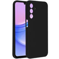 Accezz Liquid Silicone Backcover Samsung Galaxy A15 (5G/4G) - Zwart