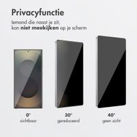 Accezz Gehard Glas Privacy Screenprotector + Applicator Samsung Galaxy S26 Ultra