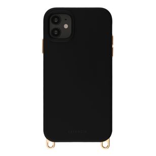 Selencia Rivièra MagSafe Backcover met afneembare haakjes Apple iPhone 11 - Velvet Black
