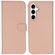 Selencia Echt Lederen Bookcase Samsung Galaxy A55 - Dusty Pink