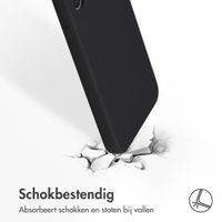 Accezz Liquid Silicone Backcover Samsung Galaxy S23 Plus - Zwart