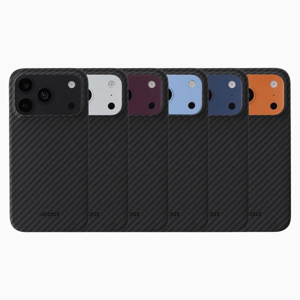 Accezz MagSafe Kevlar® Backcover Apple iPhone 18 Pro Max / 17 Pro Max - Zwart