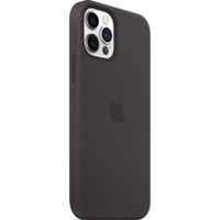 Apple Silicone Backcover MagSafe Apple iPhone 12 Pro Max - Zwart