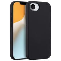 Accezz Liquid Silicone Backcover met MagSafe iPhone 16e - Zwart