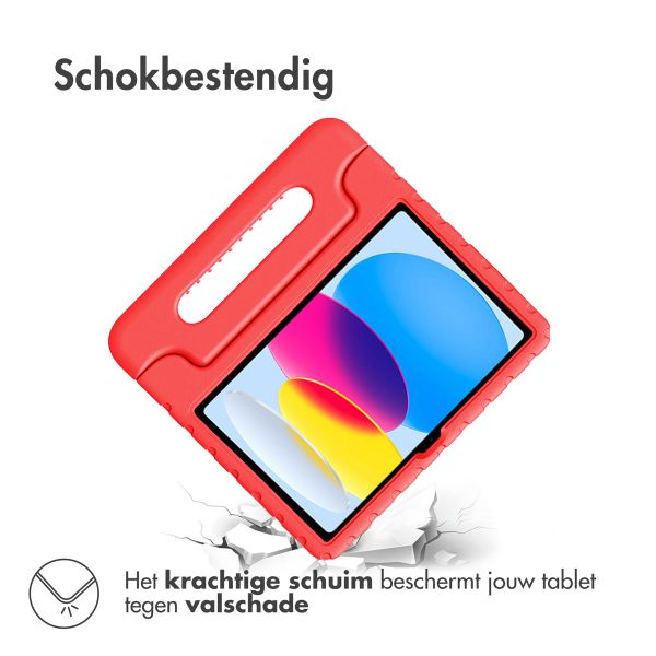 Accezz Kidsproof Backcover met handvat iPad 11 (2025) 11 inch / iPad 10 (2022) 10.9 inch - Rood