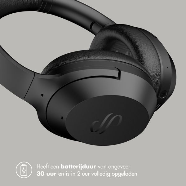 Selencia Urban Play Draadloze Koptelefoon - Active Noise Cancelling - Met Opbergcase - Midnight Black