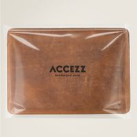Accezz Leather Laptop hoes Apple MacBook 16 inch - Laptopsleeve - Cognac