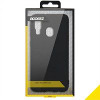 Accezz Liquid Silicone Backcover Samsung Galaxy A40 - Donkerblauw