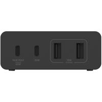 Belkin Boost↑Charge™ GaN Pro Adapter 4 poorts - USB -A (2x) en USB-C (2x) - 108W - Zwart