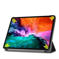 Accezz Trifold Bookcase Apple iPad Pro 12.9 (2018/2020/2021/2022) - Zwart