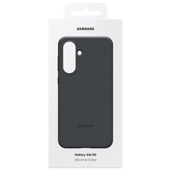 Samsung Originele Silicone Backcover Samsung Galaxy A36 - Black