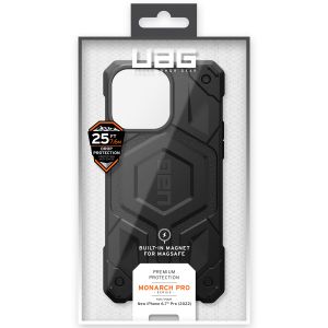 UAG Monarch Backcover MagSafe iPhone 14 Pro Max - Zwart