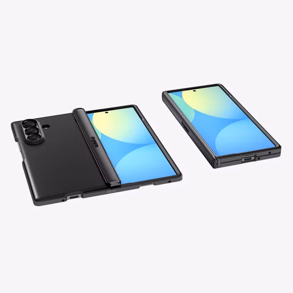 Spigen Slim Armor Pro MagFit Backcover Samsung Galaxy Z Fold 7 - Zwart