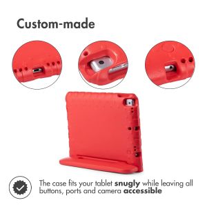 Accezz Kidsproof Backcover met handvat iPad 9 (2021) 10.2 inch / iPad 8 (2020) 10.2 inch / iPad 7 (2019) 10.2 inch - Rood