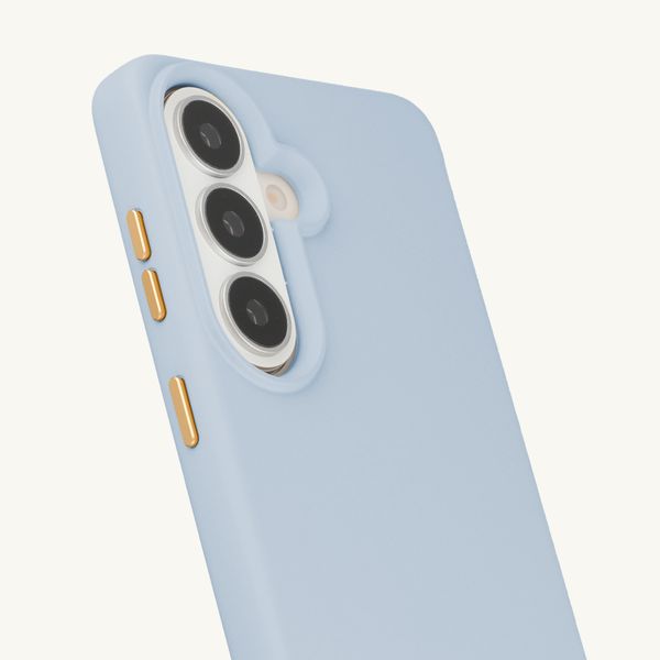 Selencia Rivièra MagSafe Backcover met afneembare haakjes Samsung Galaxy S26 - Powder Blue