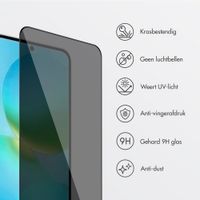 Accezz Gehard Glas Privacy Screenprotector + Applicator Samsung Galaxy A37 (5G)