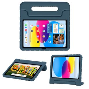 Accezz Kidsproof Backcover met handvat iPad 10 (2022) 10.9 inch - Donkerblauw