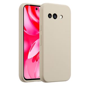 Accezz Liquid Silicone Backcover Google Pixel 9a - Stone