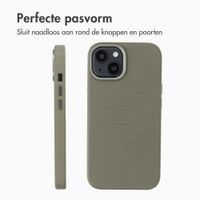 Accezz Mesh Backcover met MagSafe Apple iPhone 15 - Donkergrijs