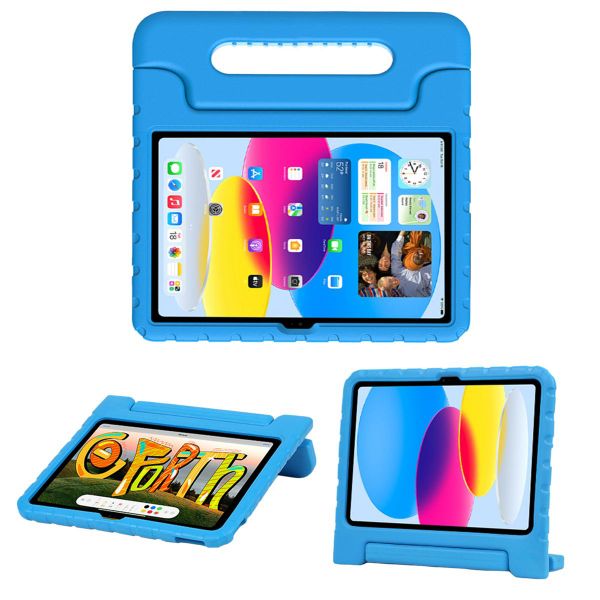 Accezz Kidsproof Backcover met handvat iPad 11 (2025) 11 inch / iPad 10 (2022) 10.9 inch - Blauw