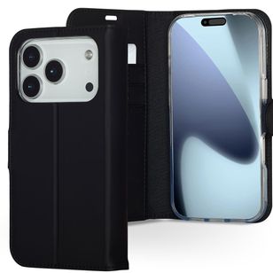 Accezz Wallet Softcase Bookcase Apple iPhone 17 Pro - Black