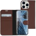 Accezz Wallet Softcase Bookcase iPhone 14 Pro Max - Bruin