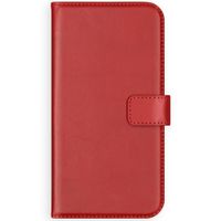 Selencia Echt Leren Bookcase Apple iPhone 12 Mini - Rood