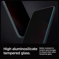 Spigen GLAStR Privacy EZ Fit Screenprotector + Applicator Apple iPhone 16 Pro