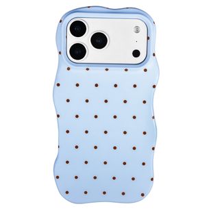 Selencia Vivid Wavy Backcover met MagSafe Apple iPhone 18 Pro / 17 Pro - Happy Dots Digital Sky