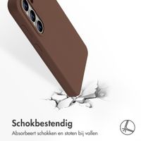 Accezz Liquid Silicone Backcover met MagSafe Samsung Galaxy S26 - New Tea Brown