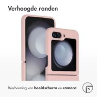 Accezz Liquid Silicone Backcover Samsung Galaxy Z Flip 5 - Roze