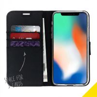 Accezz Wallet Softcase Bookcase Apple iPhone X / Xs - Zwart