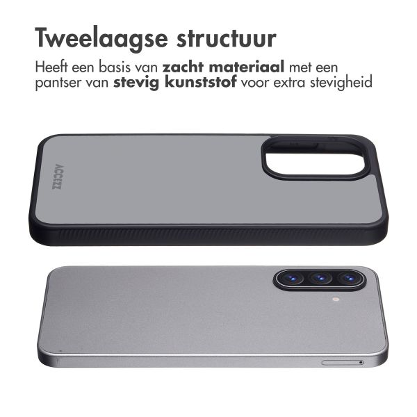 Accezz Rugged Frosted MagSafe Backcover Samsung Galaxy A17 - Zwart