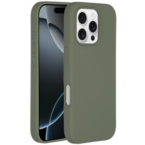 Accezz Liquid Silicone Backcover met MagSafe iPhone 16 Pro Max - Cooper Green