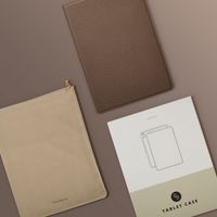 Selencia Riva Bookcase Samsung Galaxy Tab A9 Plus - Mocha Brown