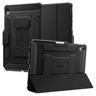 Spigen Rugged Armor Pro Bookcase Samsung Galaxy Tab S11 - Zwart