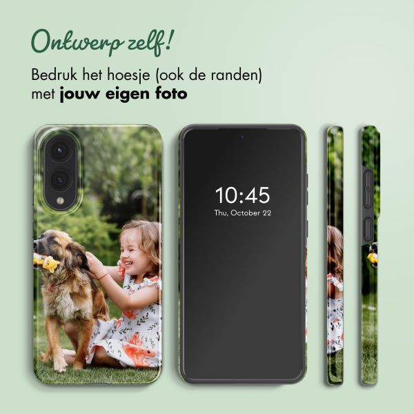 Ontwerp je eigen tough case Samsung Galaxy S25 Edge - Wit