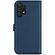 Selencia Echt Lederen Bookcase Samsung Galaxy A32 (5G) - Blauw