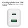 Accezz Power Plus Wall Charger - Oplader USB-C & USB aansluiting - Power Delivery - 33W - Wit