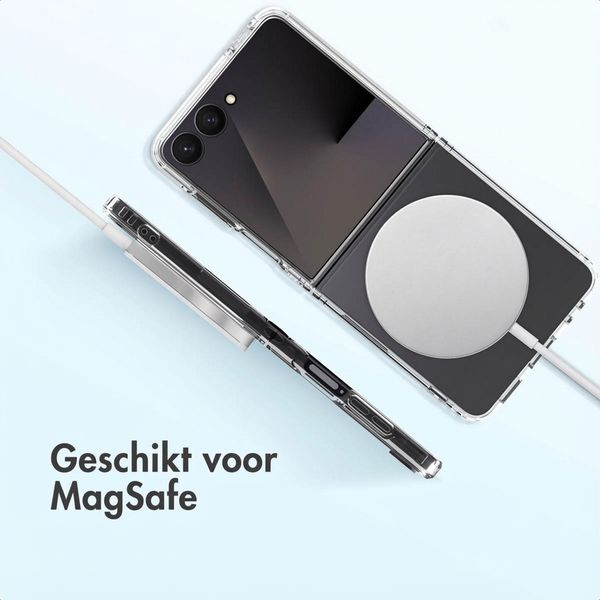 Accezz Xtreme Impact Backcover met MagSafe Samsung Galaxy Z Flip 7 - Transparant