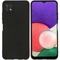 Accezz Color Backcover Samsung Galaxy A22 (5G) - Zwart