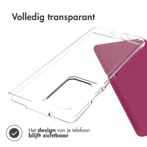 Accezz Clear Backcover Motorola Edge 50 Fusion - Transparant