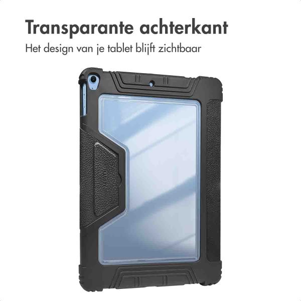 Accezz Rugged Trifold Bookcase Apple iPad 11 (2025) 11 inch A16 / iPad 10 (2022) 10.9 inch - Zwart