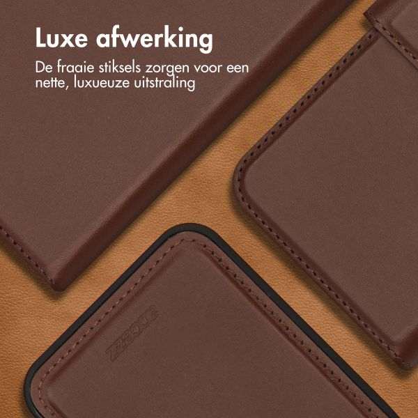 Accezz Premium Leather 2 in 1 Wallet Bookcase Samsung Galaxy A35 - Bruin