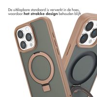 Accezz Ring Stand Backcover met MagSafe iPhone 16 Pro Max - Brown