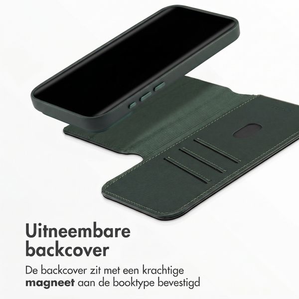 Accezz Leather Bookcase 2-in-1 met MagSafe Apple iPhone 18 Pro Max / 17 Pro Max - Cedar Green