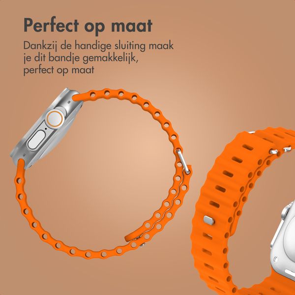 Accezz Ocean bandje Apple Watch | 44/45/46/49 mm - Oranje